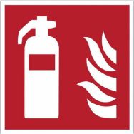 Adhésif de marquage au sol contre incendie F001 - Extincteur - Ergomat