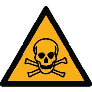 Adhésif de marquage au sol danger W016 - Matières toxiques - Ergomat