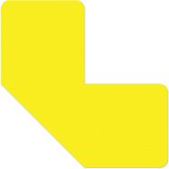 Adhésif marquage au sol demi-angle LeanStripe - Jaune - Ergomat