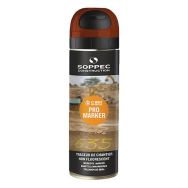Aérosol traceur de chantier non fluorescent - Pro marker - 500 mL - Soppec
