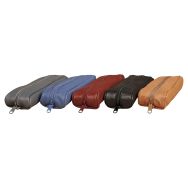Age Bag trousse cuir petite ovale 18,5x5x3cm assortiment