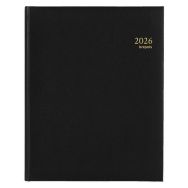 Agenda 2026 Concorde 7 jours 2 pages noir