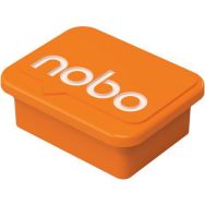 Aimants Nobo Orange pour tableau blanc