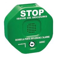 Alarme autonome pour sortie de secours