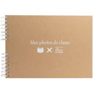 Album à spirales 50 pages blanches pour photos de classe - Exacompta