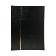 Album de timbres simili-cuir pages noires