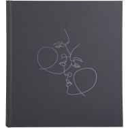 Album photo livre 60 pages noires Art - Noir