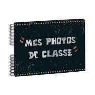 Album photos à spirales 50 pages noires pour photos de classe