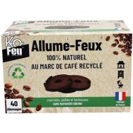 Allume feux au marc de café - Boîte de 40
