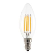 Ampoule à filament LED Olive C35 4W / 470lm culot E14 2700K