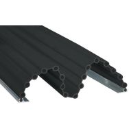 Anti-pince doigts Garomin angle jusqu'à 180° - 1,40 m + rails - noir