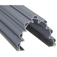 Anti-pince doigts Garomin angle jusqu'à 90° - 1,40 m + rails - gris