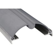 Anti-pince doigts Garomin spire côté poignée - 1,40 m + rails - gris