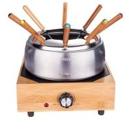 Appareil à fondue WOOD 8 - Inox et Bois -8 personnes