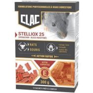 Appât bloc rats et souris action rapide Stelliox 25g - 12 pièces
