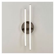 Applique 2 lumières en métal alu