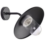 Applique Calvi en acier noir