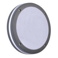 Applique Hudson 2 lumières forme ronde ip54 anthracite