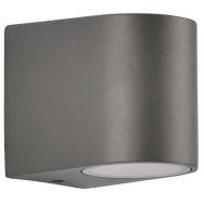 Applique William ip44 en fonte d'aluminium
