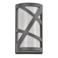 Applique rectangulaire en aluminium diffuseur en plastique opale Corep