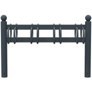 Appui vélos Cyclo Opus tête boule 2x4 arceaux - anthracite 7016-Rossignol Pro