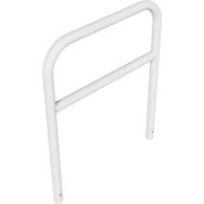 Arceau avec barre transversale à bétonner - Blanc - Schake