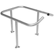 Arceau bloque conteneur 2 roues 80l à 340 l - acier galvanisé