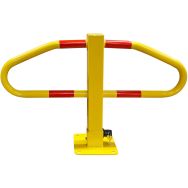 Arceau de parking avec pied central -700x460mm - Jaune