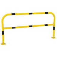 Arceau de protection renforcé 2 m jaune avec bandes noires