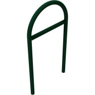 Arceau rond en tube acier à bétonner avec traverse - Vert - Schake