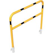 Arceau tube barre transversale fixation murale - Jaune/Noir - Schake
