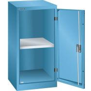 Armoire 1 porte 500x580x1000mm - 2 tablettes amovibles - Lista