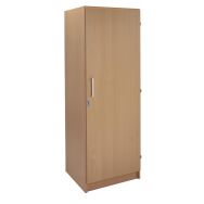 Armoire 1 porte Armel serrure moraillon coloris Hêtre naturel - Manutan Expert
