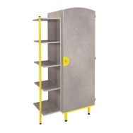 Armoire 1 porte + étagère hébergement Alba Rodet