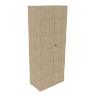 Armoire 2 portes battantes 80x201 cm chêne fil