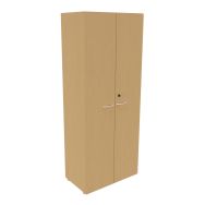 Armoire 2 portes battantes 80x201 cm hêtre