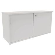 Armoire 2 portes coulissantes 143x72 cm blanc