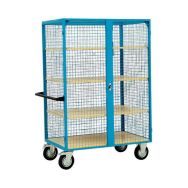 Armoire 300 kg grillagée avec toit avec 3 étagères