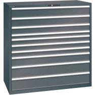 Armoire 78x36E 10 tiroirs 1431x725x1450mm - Capacité 200kg - Lista