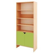Armoire Basik à demi portes basses 84 x 39 x 200 cm