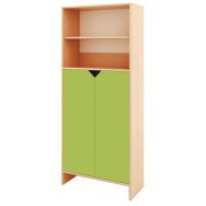 Armoire Basik à portes basses 84 x 39 x 200 cm