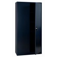 Armoire Compact portes battantes hauteur 180 cm coloris Anthracite