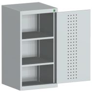 Armoire basse Cubio porte perforée - Hauteur 1000 mm - Bott
