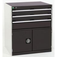 Armoire Cubio SL combinée gris clair / gris anthracite 40028104.19V