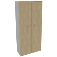 Armoire Dalia haut. 200 cm 2 portes chêne