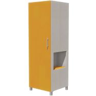 Armoire Identité 1 porte + 1 niche à droite - Manutan Expert