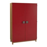 Armoire Lana portes rouge - Manutan Expert