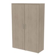 Armoire Portes Battantes 120 x 45 ht 180 cm Chêne gris