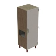 Armoire Quiétub 1 porte niche à gauche