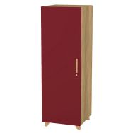 Armoire Silphy 1 porte brique avec serrure